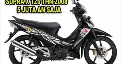 SPESIFIKASI HONDA SUPRA X 125 TAHUN 2008
